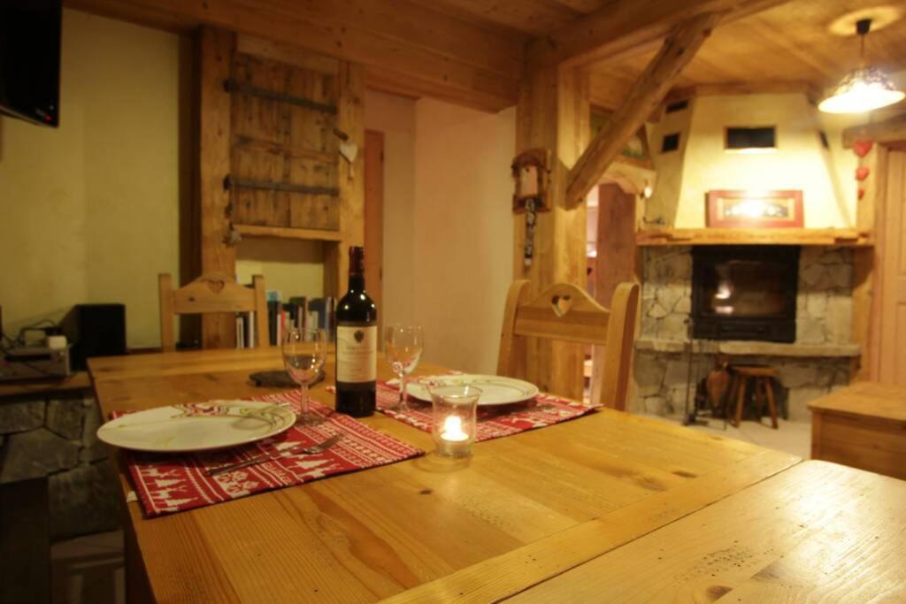 Appartement Cozy Dans Chalet 6 Pers Voiture 4 Roues Motrice A Dispo 拉克吕萨 外观 照片